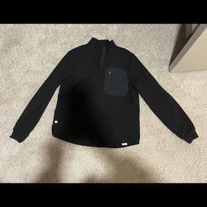 Black figs long sleeve one pocket top size XXS